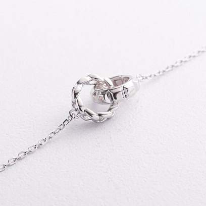 Серебряное колье "Isabelle" 181373 №3