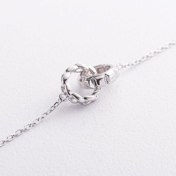 Серебряное колье "Isabelle" 181373 №3