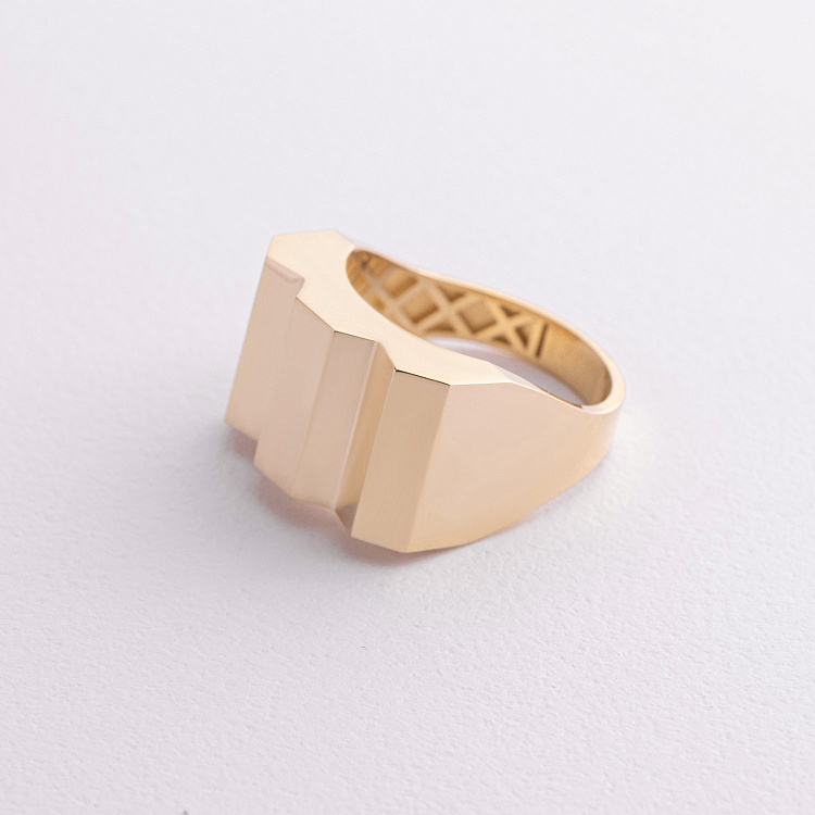 Кольцо "Gabriela" в желтом золоте к08365 от ювелирного магазина Оникс - 1