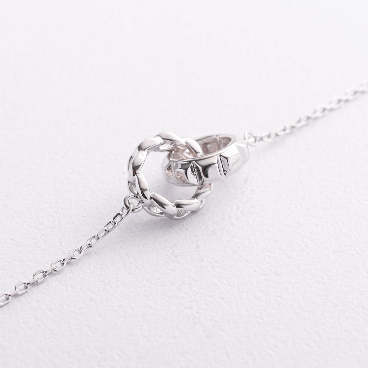 Серебряное колье "Isabelle" 181373 от ювелирного магазина Оникс - 2