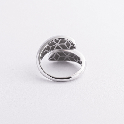 Кольцо "Rosemarie" в белом золоте к08286 №3