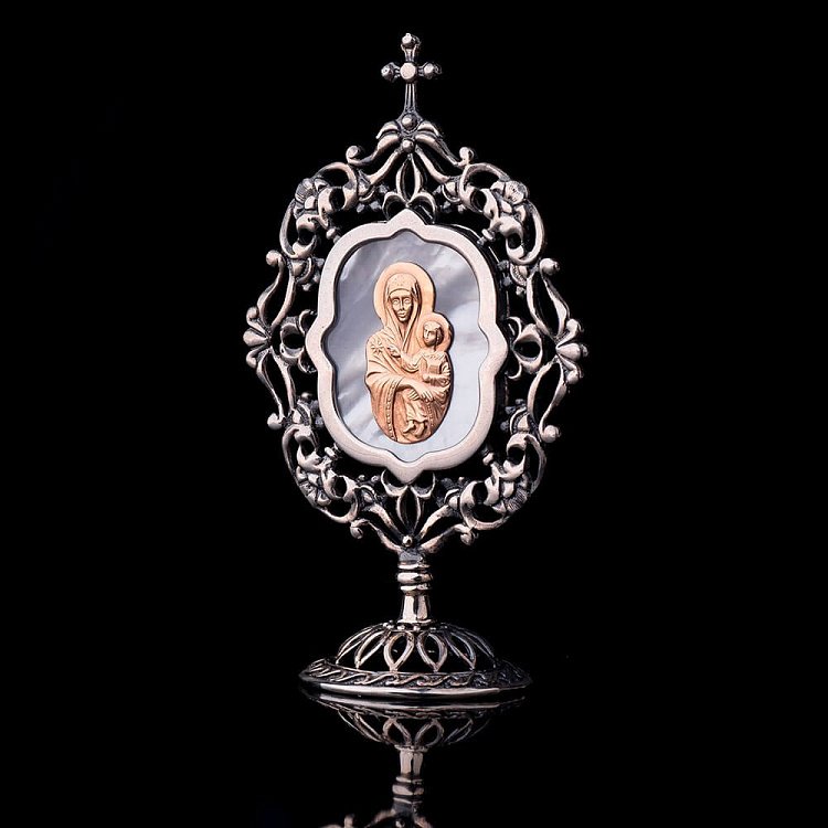 Ікона Божої Матері "Тихвинська" 23428а Ікона Божої Матері "Тихвинська" 23428а від ювелірного магазину Онікс