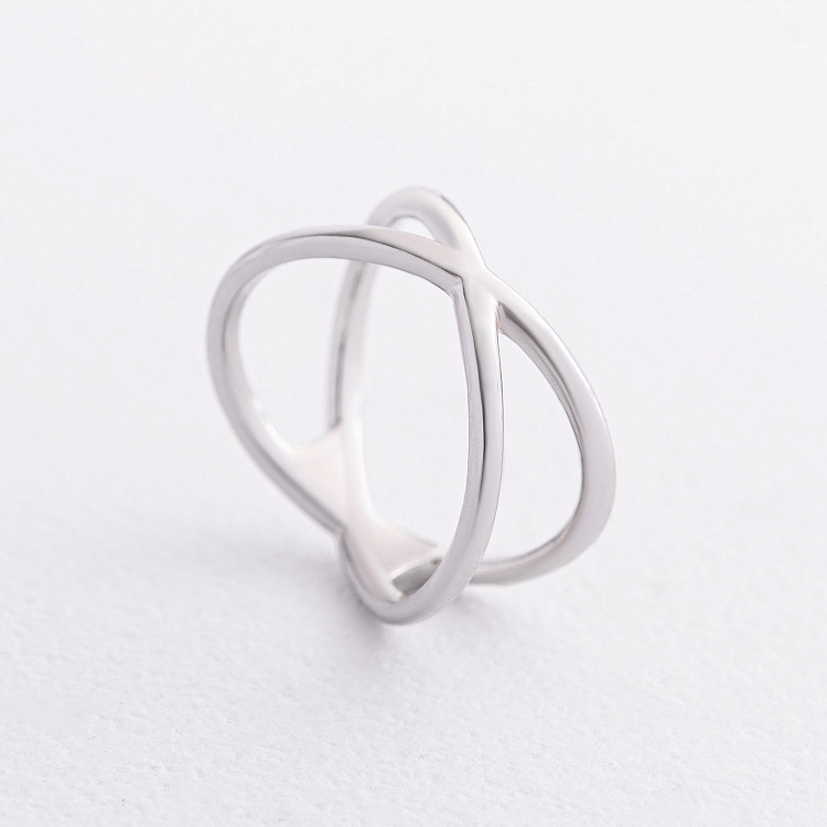 Срібна каблучка "Орбіта" на фалангу 901-00877 від ювелірного магазину Онікс