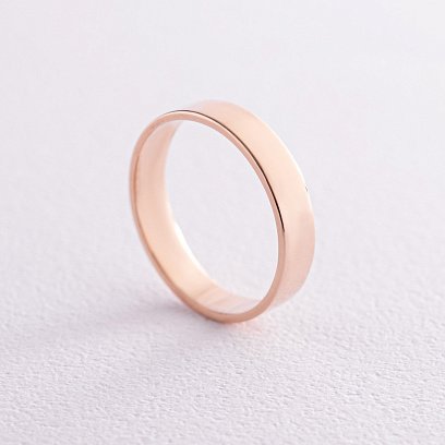 Золота обручка "Американка" (можливе гравіювання) обр00002ш4 №5