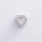 Золотий кулон "Серце" (діаманти) пб0223ri от ювелирного магазина Оникс
