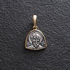 Серебряная подвеска "Святой Николай Чудотворец" 131811 от ювелирного магазина Оникс - 2