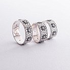 Серебряное кольцо "Вышиванка" (фианиты) 1113 от ювелирного магазина Оникс - 11