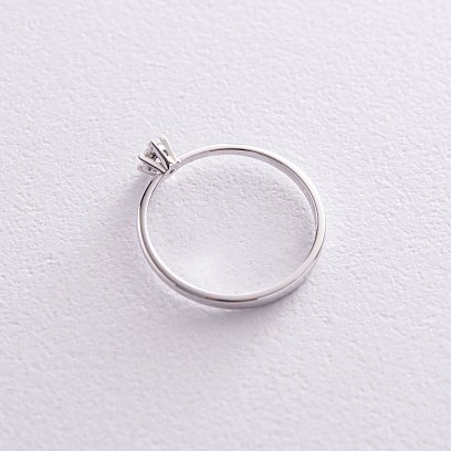 Помолвочное золотое кольцо с бриллиантом 227881121 №5