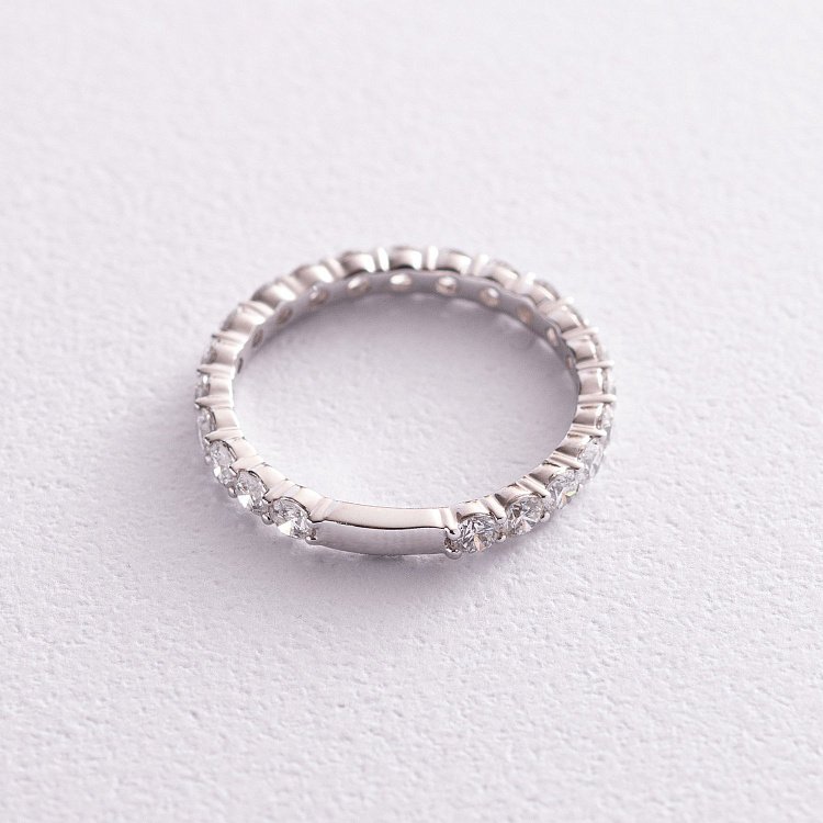 Кольцо в платине с бриллиантами кб0238nl от ювелирного магазина Оникс - 2