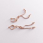 Золотые серьги с шариками с07158 от ювелирного магазина Оникс - 2