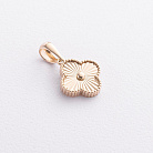 Кулон "Клевер" в желтом золоте п04090 от ювелирного магазина Оникс