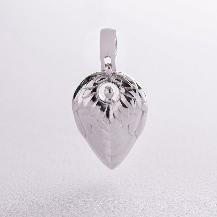 Кулон "Ангел Хранитель" в белом золоте 129481121 от ювелирного магазина Оникс - 2