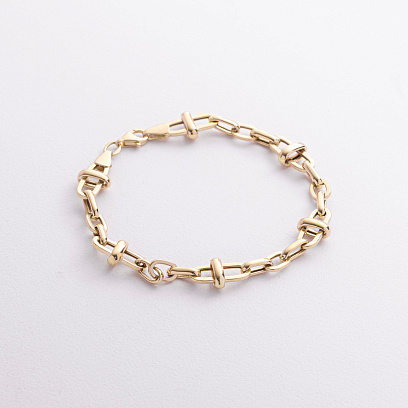 Браслет "Camila" у жовтому золоті б05624