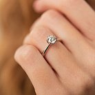 Помолвочное золотое кольцо с бриллиантами кб0417ai от ювелирного магазина Оникс - 5