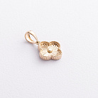 Кулон "Конюшина" в жовтому золоті п04090 от ювелирного магазина Оникс - 1