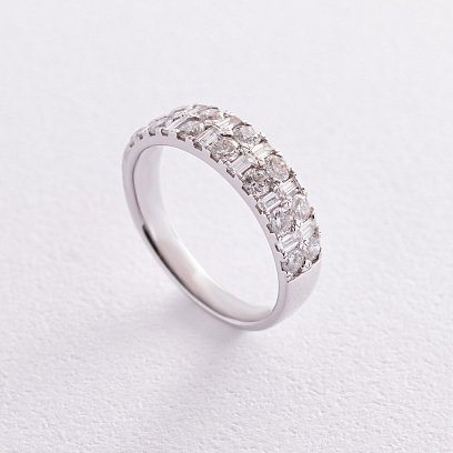 Золота каблучка з діамантами кб0375nl