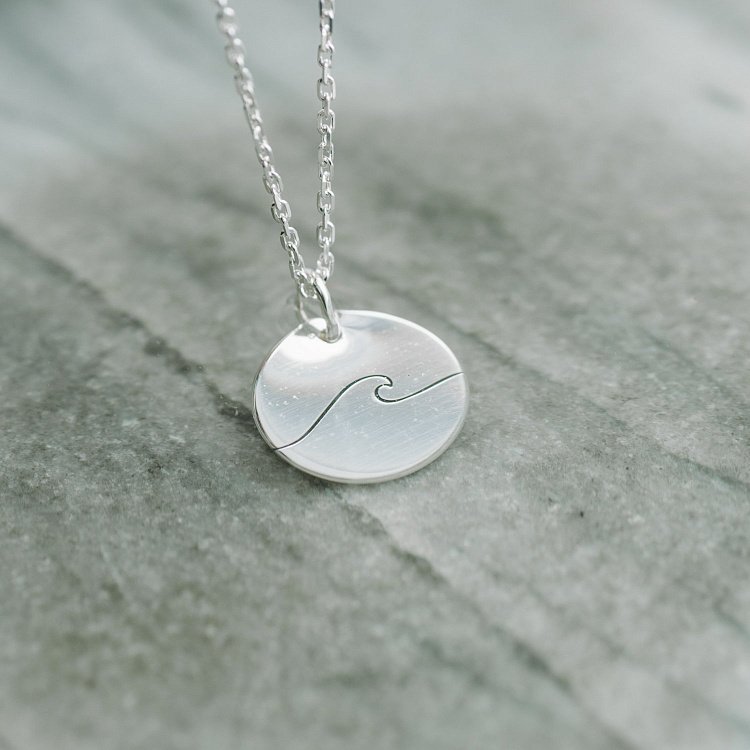 Срібний кулон "Морська хвиля" 132724вол від ювелірного магазину Онікс - 5