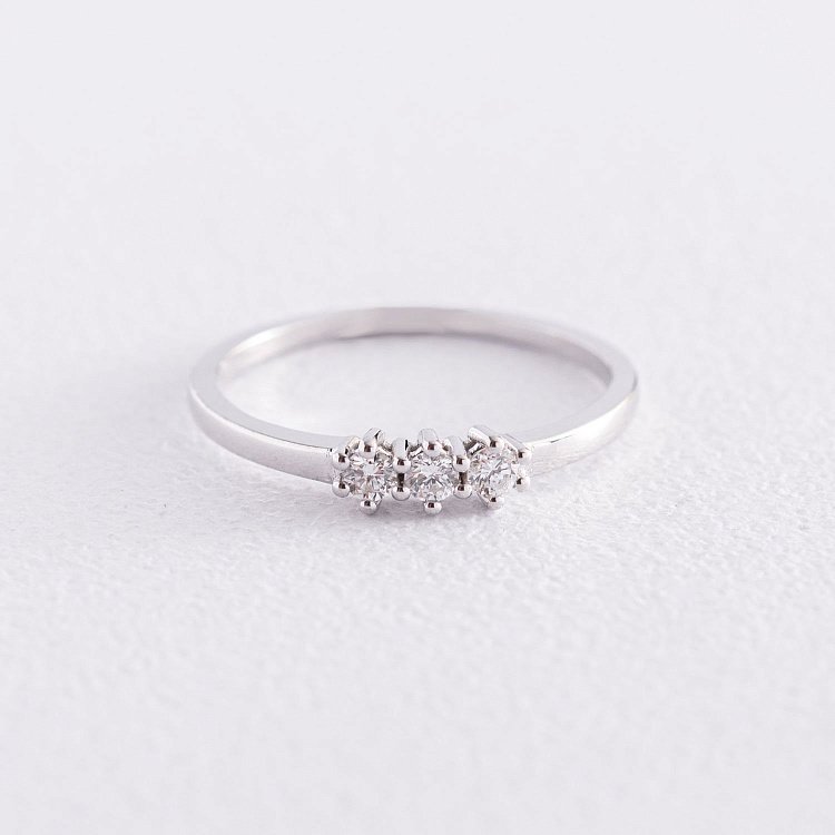 Золота каблучка з діамантами кб0359y від ювелірного магазину Онікс