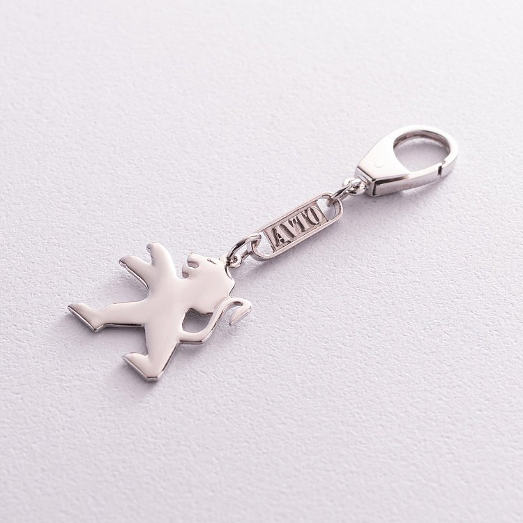 Серебряный брелок для машины "Peugeot" 9011.1 от ювелирного магазина Оникс