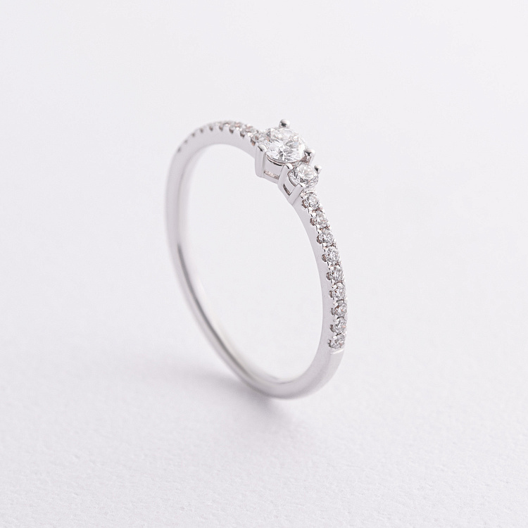 Золотое кольцо с бриллиантами кб0606ri от ювелирного магазина Оникс