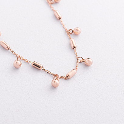 Золотий браслет "Кульки" б05824 №3