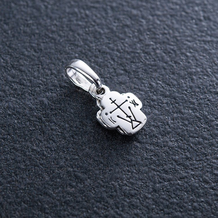 Срібна ладанка з Божою Матір'ю (чорніння) 132884 від ювелірного магазину Онікс - 1