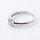 Золотое помолвочное кольцо с бриллиантом р0588б от ювелирного магазина Оникс - 1