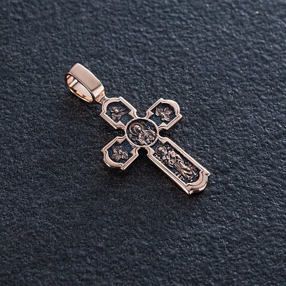 Золотий хрест "Розп'яття" п03865 №5