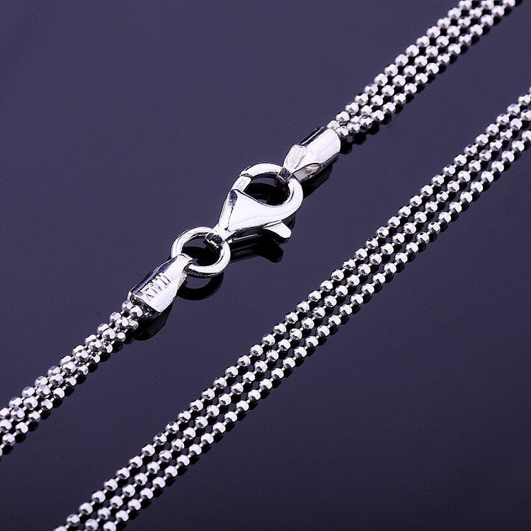 Цепочка из серебра шариковая (50см) 15091 от ювелирного магазина Оникс