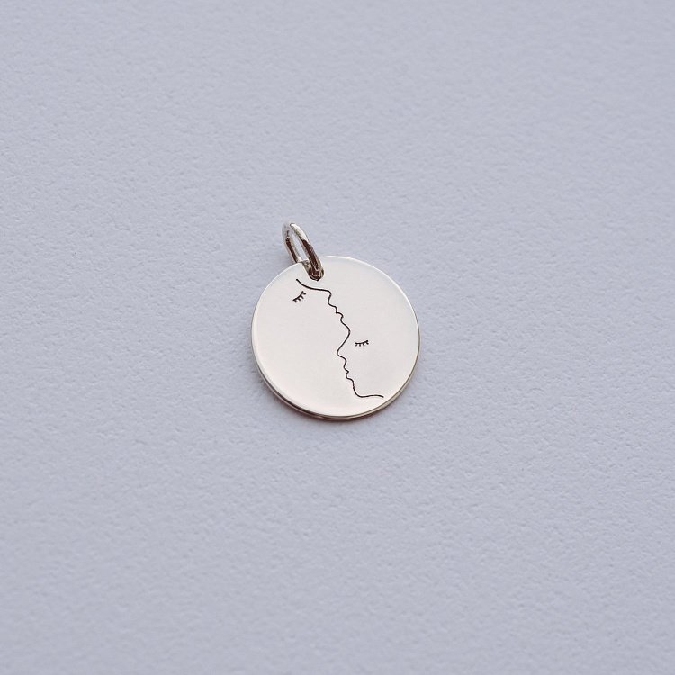 Кулон "Искусство любить" 132724 от ювелирного магазина Оникс - 3