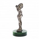 Серебряная фигура ручной "Дама в шляпе" сер00063 от ювелирного магазина Оникс - 1