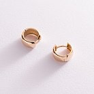Серьги - кольца в желтом золоте с06952 от ювелирного магазина Оникс - 7