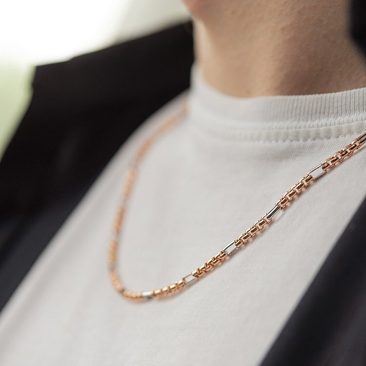 Чоловічий золотий ланцюжок ц00500 від ювелірного магазину Онікс - 6