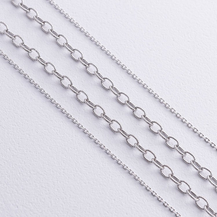 Двойное серебряное колье "Сердечко" (фианиты) 908-01589 от ювелирного магазина Оникс - 2