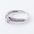 Золотое помоловочное кольцо с бриллиантами р0474б от ювелирного магазина Оникс - 3