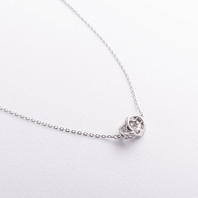 Серебряное колье "Isabelle" 181373 №2