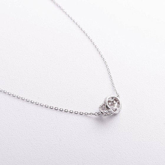 Серебряное колье "Isabelle" 181373 №2