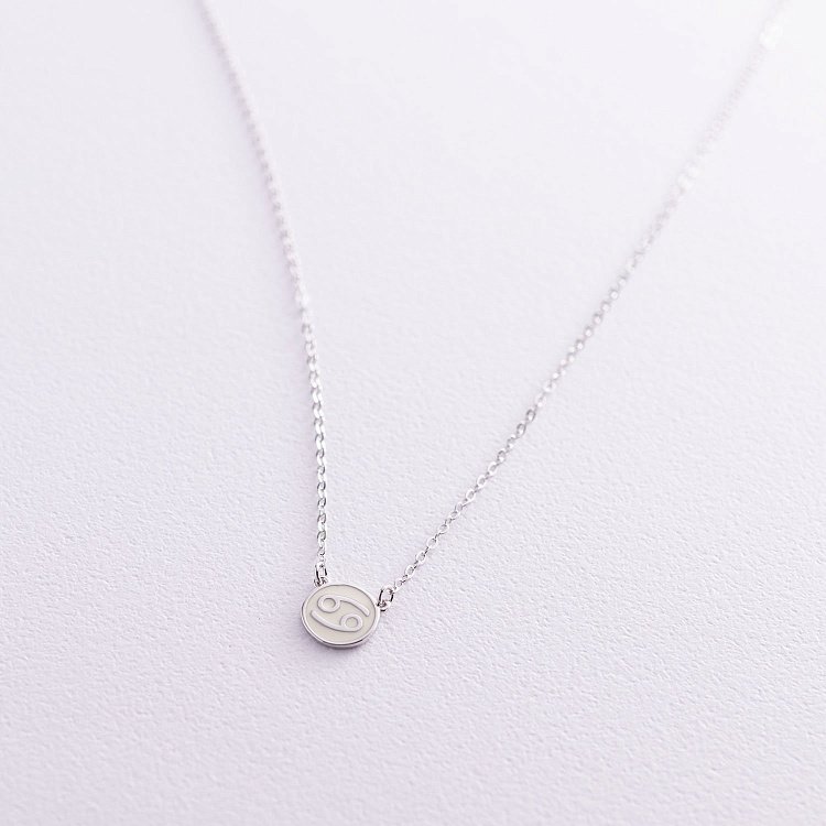 Срібне кольє "Знак зодіаку Рак" 181052рак від ювелірного магазину Онікс