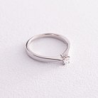 Помолвочное золотое кольцо с бриллиантом кб0271 от ювелирного магазина Оникс - 2