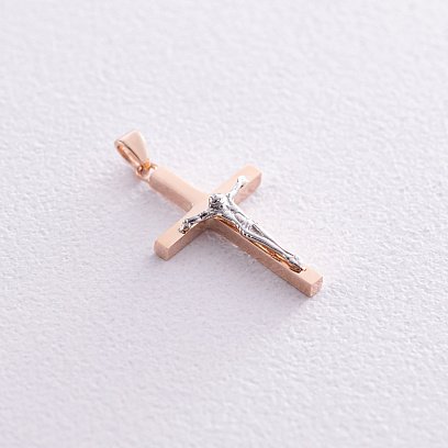 Золотий хрестик з розп'яттям п03730
