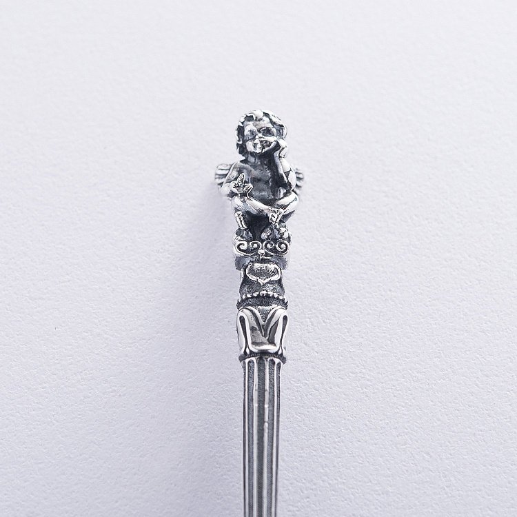 Чайная ложка Ангелочек 24010 от ювелирного магазина Оникс - 2