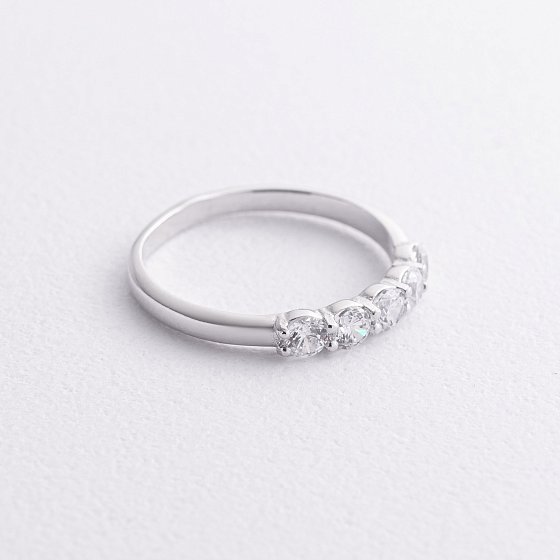 Серебряное кольцо с фианитами 1902/1р-CZ №3