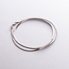 Серебряная цепочка (снейк) рс134518 от ювелирного магазина Оникс - 2
