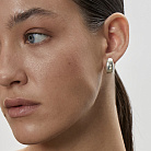 Срібні сережки "Грація" 122705 от ювелирного магазина Оникс - 39