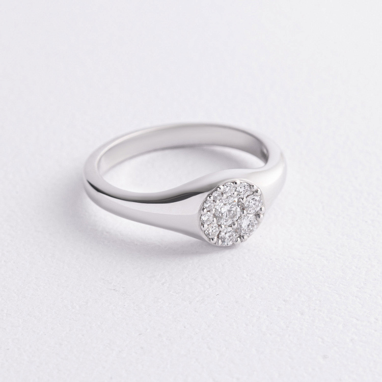 Золота каблучка з ﻿діамантами 244741121 від ювелірного магазину Онікс - 1