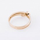 Золотое кольцо с фианитами к05216 от ювелирного магазина Оникс - 2