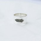 Серебряное кольцо с гравировкой "Перышко" 112143пер от ювелирного магазина Оникс - 5