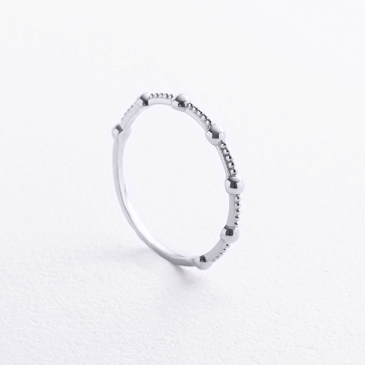 Кольцо "Lisa" в белом золоте к08494 от ювелирного магазина Оникс - 2