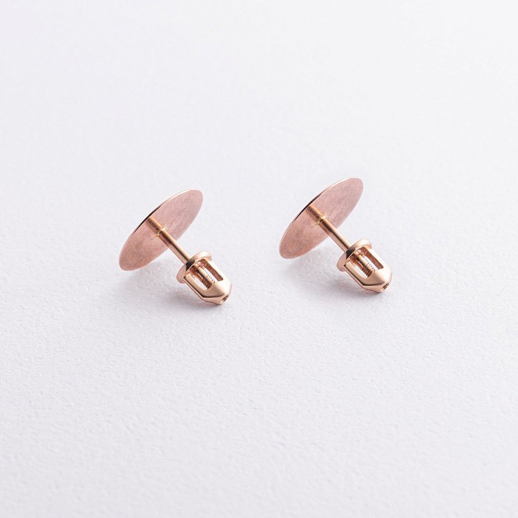 Золоті сережки-пусети "Кружечки" с06464 від ювелірного магазину Онікс - 4