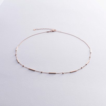 Кольє - ланцюжок у червоному золоті кол02464 №3